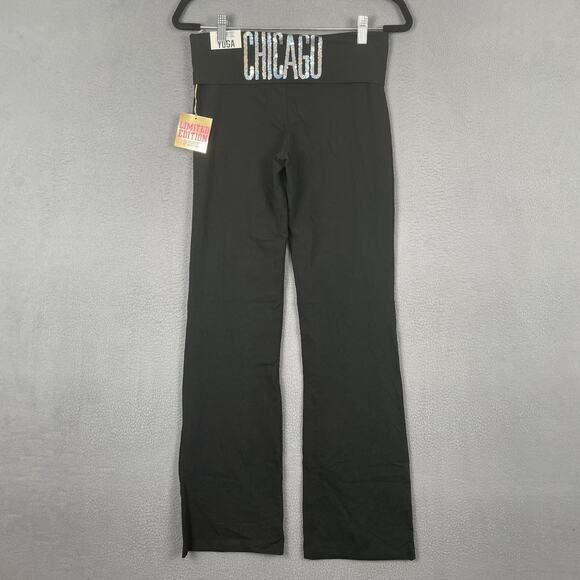 Victoria's Secret Pink Yoga Pants Womens Small Chicago Sequin Boot Cut Limited - Picture 3 of 16